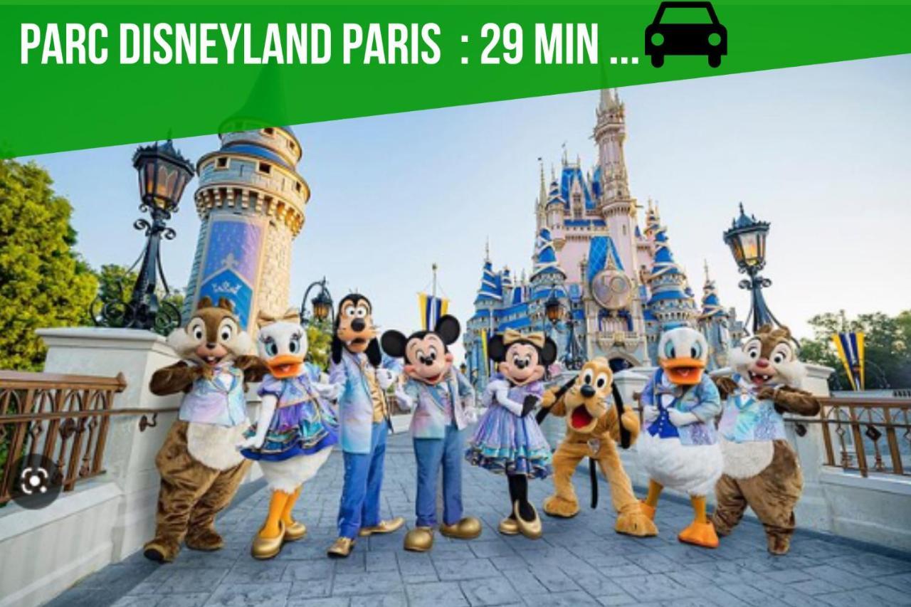 The Sunshine- Appart Cosy Proche Paris-Disney Avec Parking Prive Dans Residence Meaux Dış mekan fotoğraf