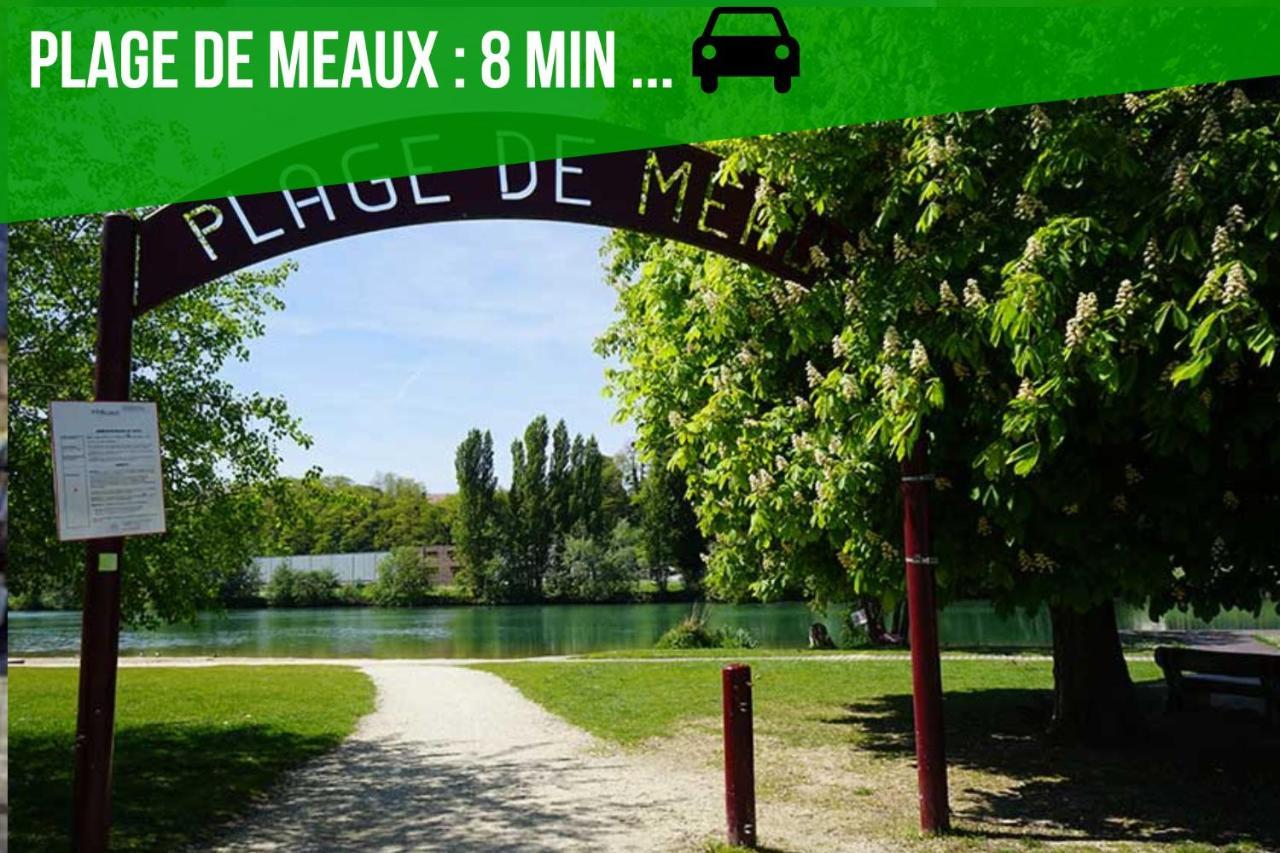 The Sunshine- Appart Cosy Proche Paris-Disney Avec Parking Prive Dans Residence Meaux Dış mekan fotoğraf