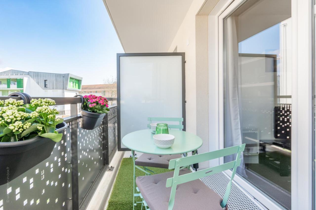 The Sunshine- Appart Cosy Proche Paris-Disney Avec Parking Prive Dans Residence Meaux Dış mekan fotoğraf