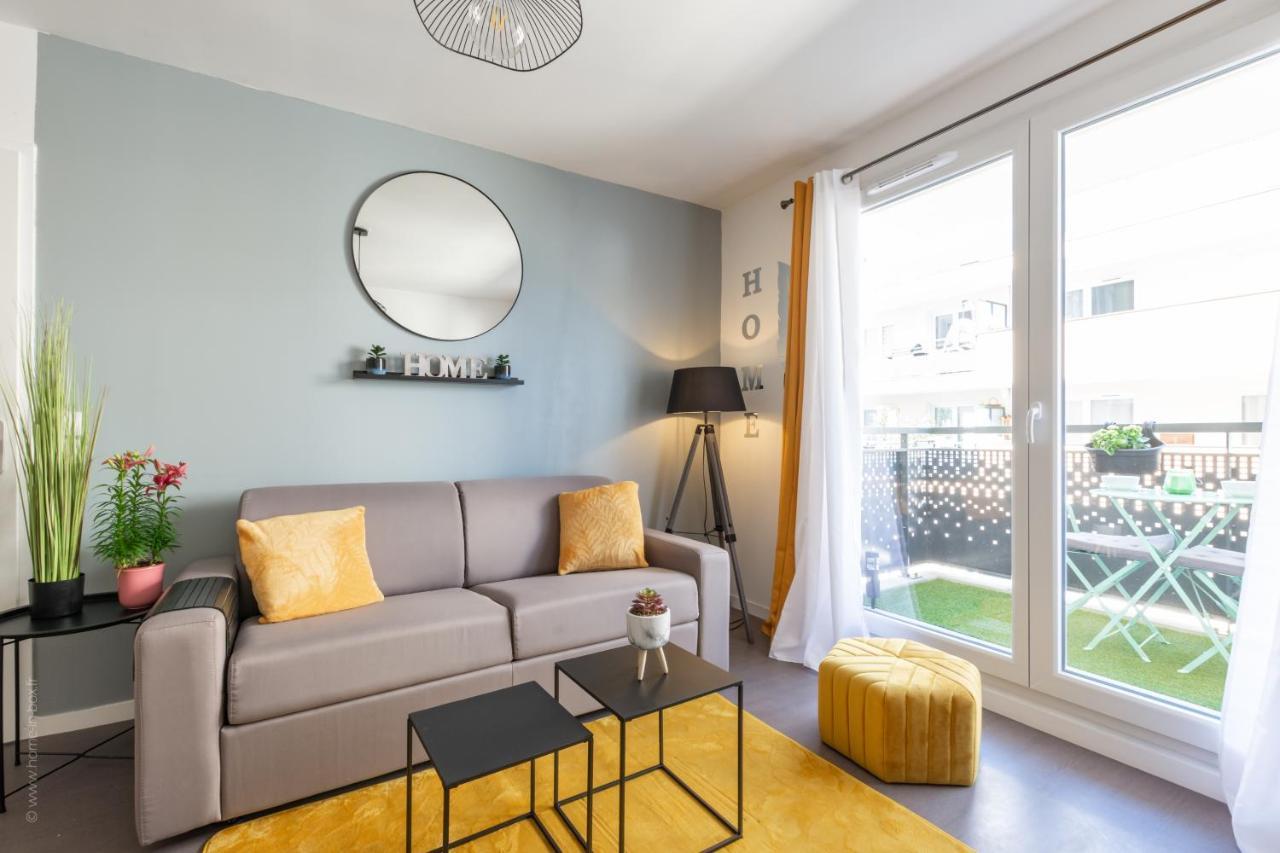 The Sunshine- Appart Cosy Proche Paris-Disney Avec Parking Prive Dans Residence Meaux Dış mekan fotoğraf