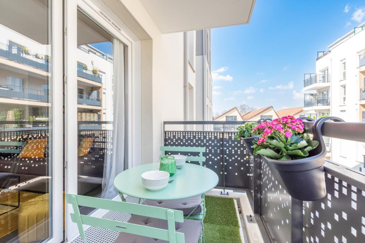 The Sunshine- Appart Cosy Proche Paris-Disney Avec Parking Prive Dans Residence Meaux Dış mekan fotoğraf