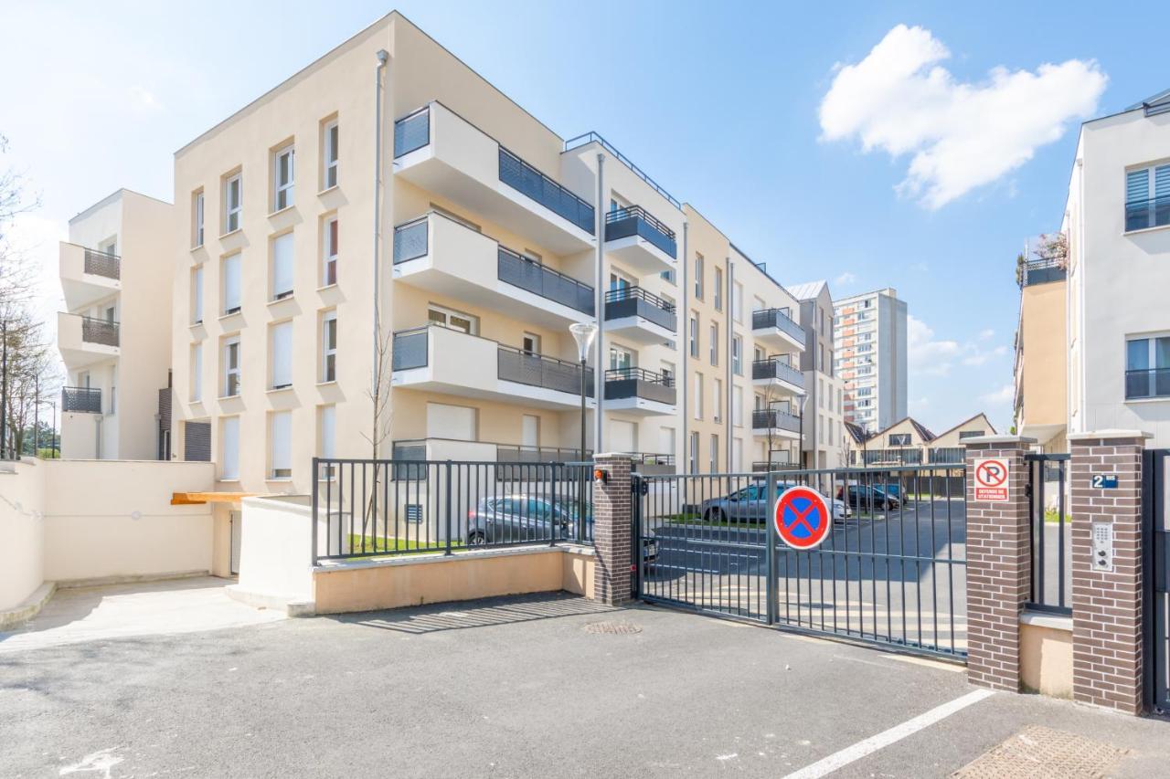 The Sunshine- Appart Cosy Proche Paris-Disney Avec Parking Prive Dans Residence Meaux Dış mekan fotoğraf