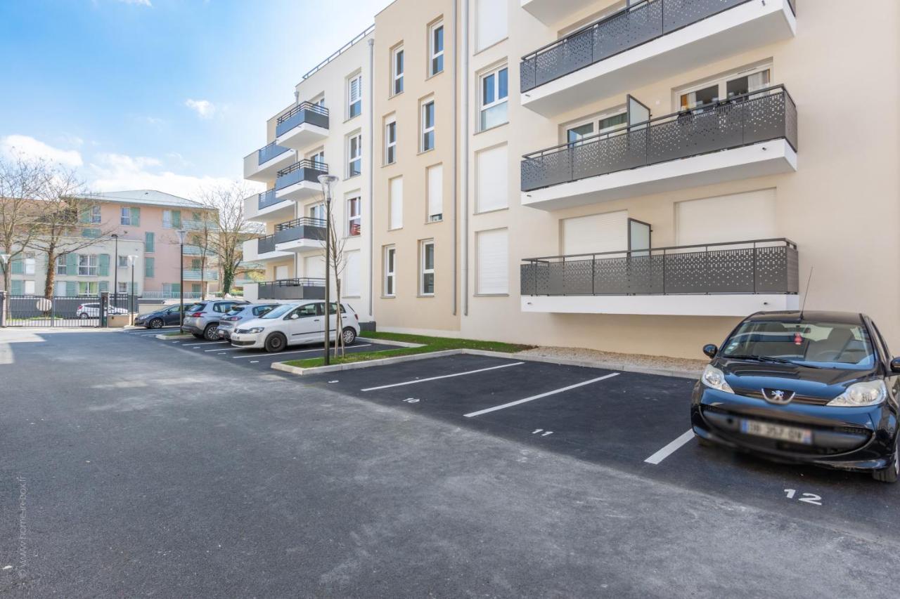 The Sunshine- Appart Cosy Proche Paris-Disney Avec Parking Prive Dans Residence Meaux Dış mekan fotoğraf